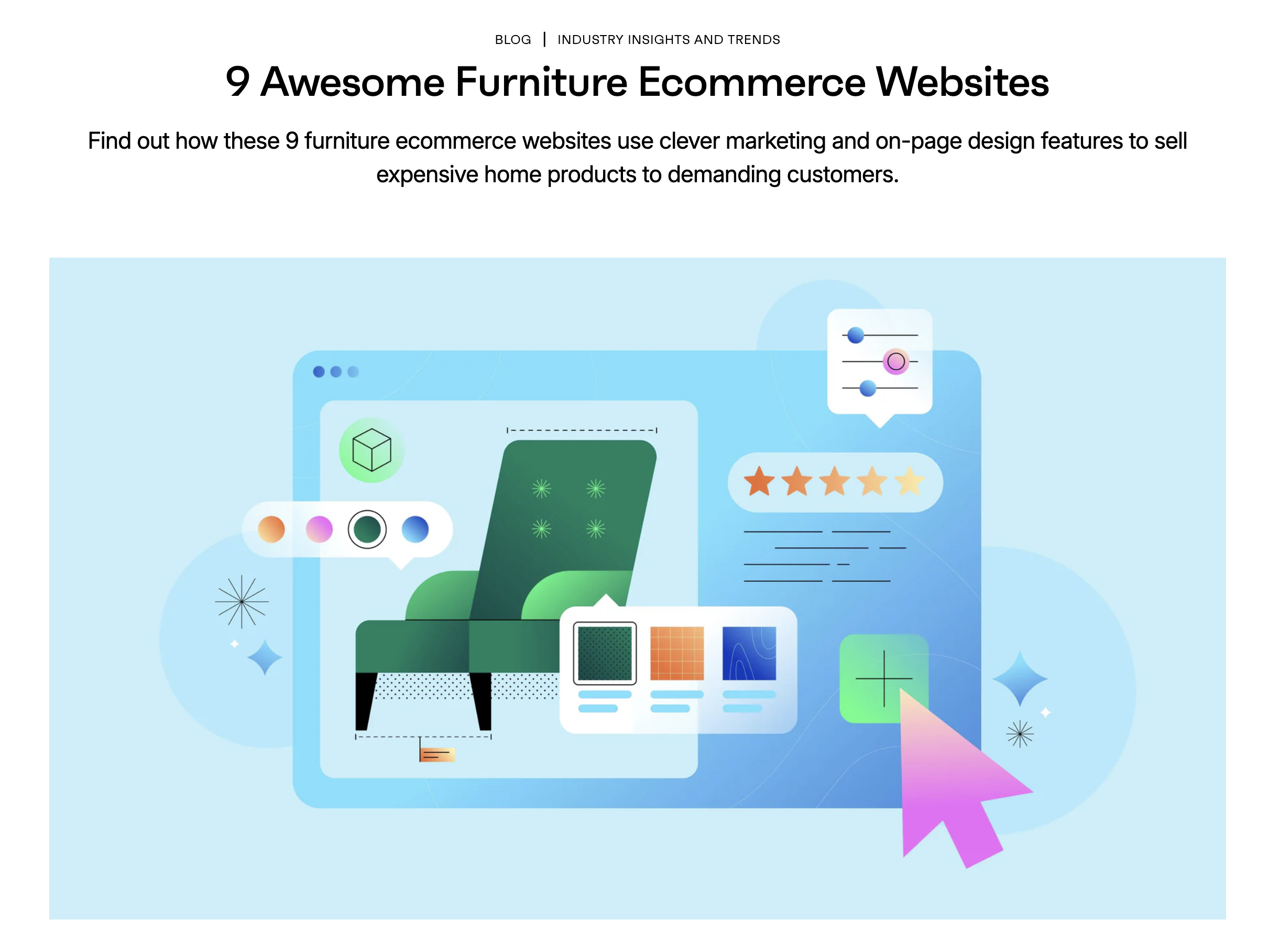 Shopify.com - 9 Awesome Furniture Ecommerce Websites